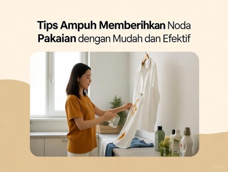 Tips membersihkan noda pakaian