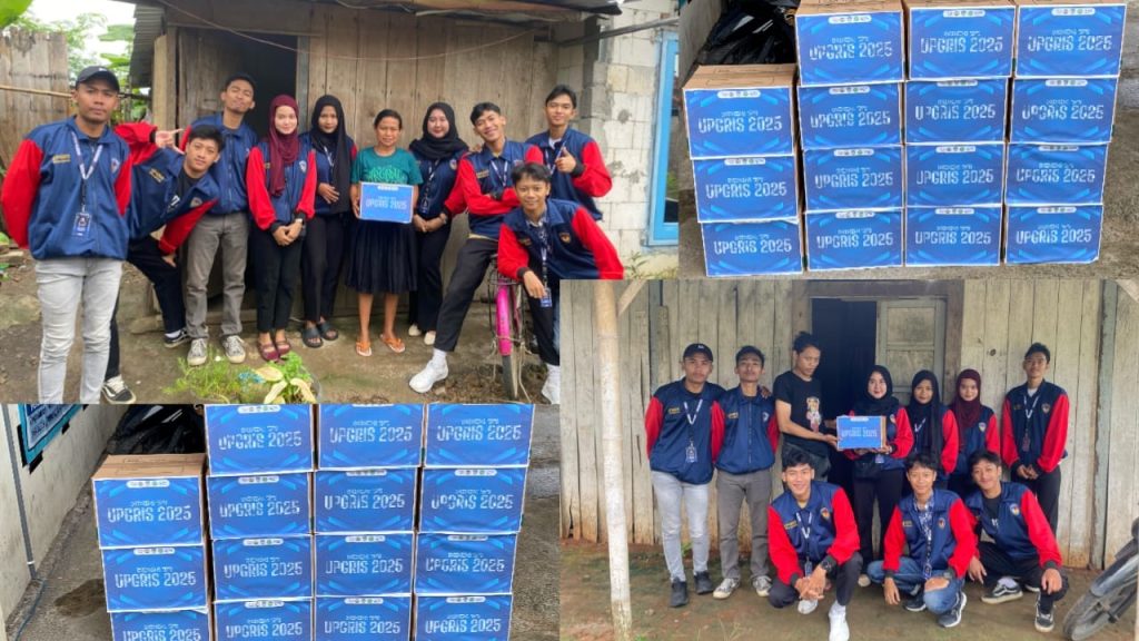 KKN 71 UPGRIS Bagikan Paket Sembako