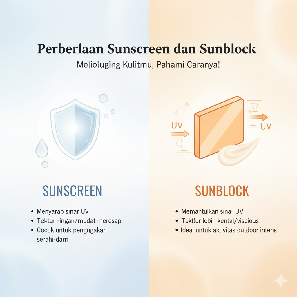 Sunscreen dan Sunblock