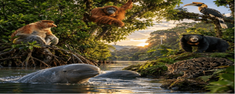 satwa endemik Kalimantan Timur